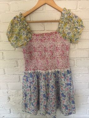 LoveShack Fancy Toddler Mazina Dress Fruity Punch